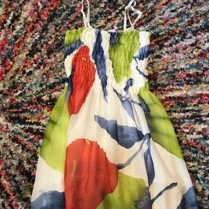 Very Cute Girls Spaghetti Strap Floral Dress